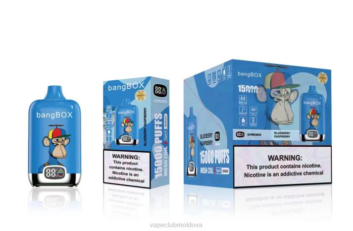 Vape Shop Chisinau 6LLL46 Bang Box 15000 pufuri afine zmeura