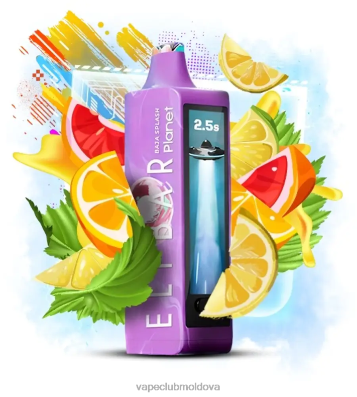 Vape Shop Chisinau XH4J026 Elf Bar Planet 25000 baja splash