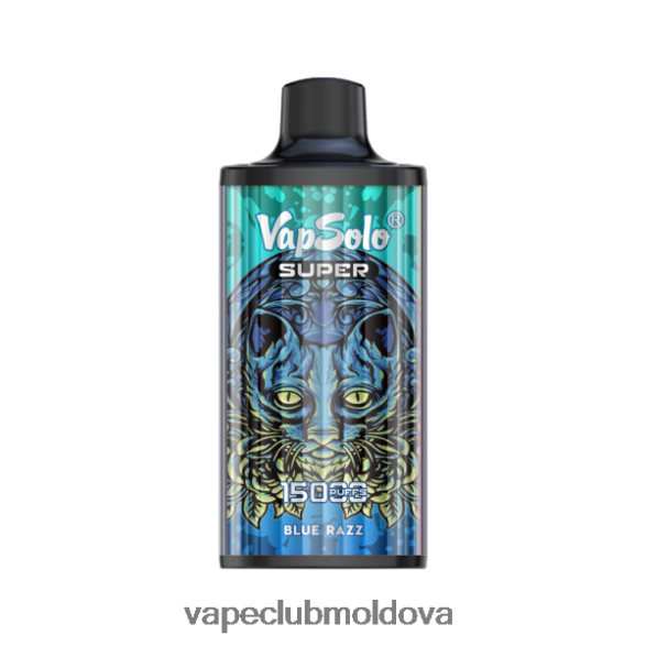 Vape Shop Chisinau Z8Z8R0126 Vapsolo SUPER vapa de unică folosință razz albastru