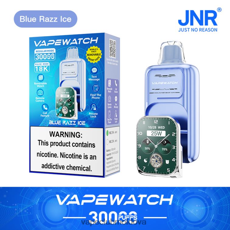 Vape shop Chisinau - gheață albastră JNR ceas vape 0J662X11