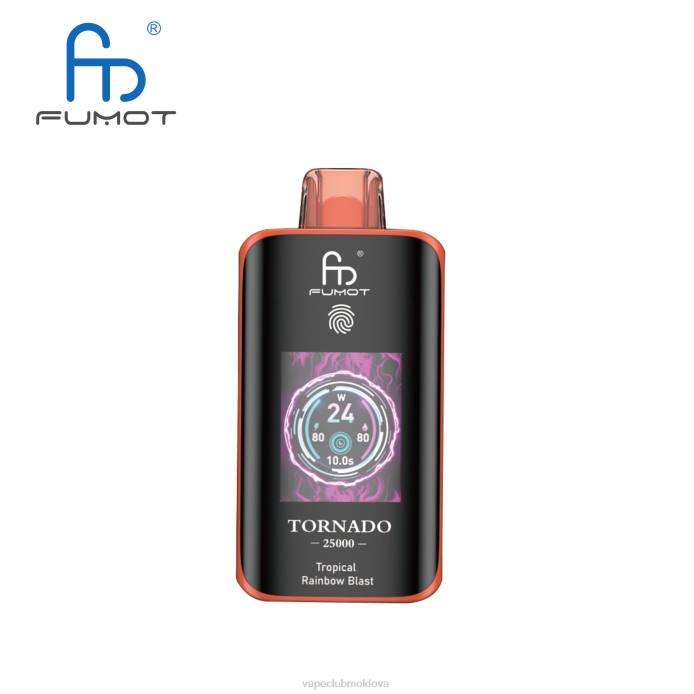 Fumot Tornado 25000 vape de unică folosință explozie de curcubeu tropical H46P13 Vape Pod Kit