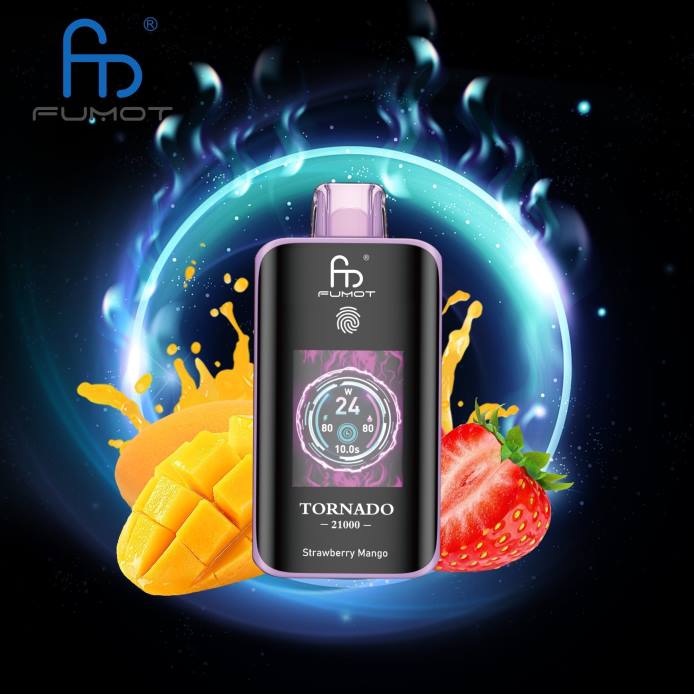 Fumot Tornado 25000 vape de unică folosință mango cu capsuni H46P11 Vape Shop Chisinau