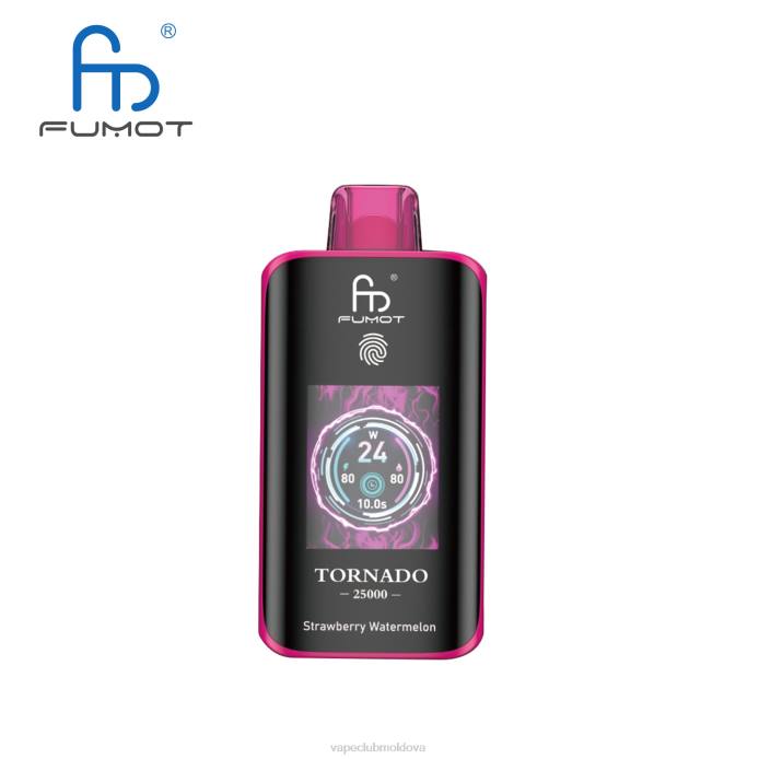 Fumot Tornado 25000 vape de unică folosință pepene verde căpșuni H46P16 Vape Shop Chisinau