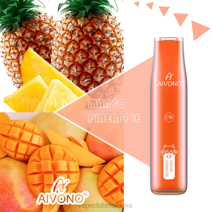 Disposable Vape Moldova B20N340 Aivono AIM CAT 400 ananas mango