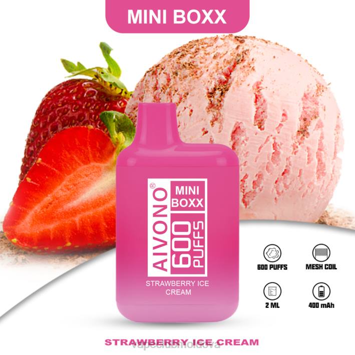 Vape Mod B20N232 Aivono AIM MINI BOXX 600 inghetata de capsuni