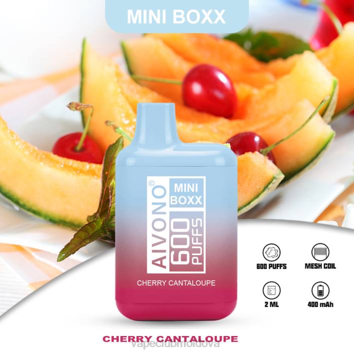 Vape Moldova B20N239 Aivono AIM MINI BOXX 600 pepene galben cireș