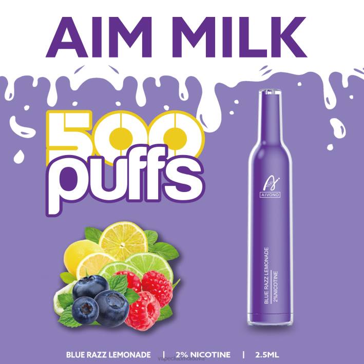 Vape Moldova B20N264 Aivono AIM MILK 500 limonada albastru razz