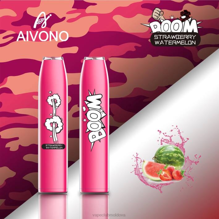 Vape Moldova B20N364 Aivono AIM BOOM 600 pepene verde căpșuni