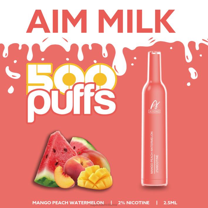 Vape Pod Kit B20N268 Aivono AIM MILK 500 mango piersici pepene verde
