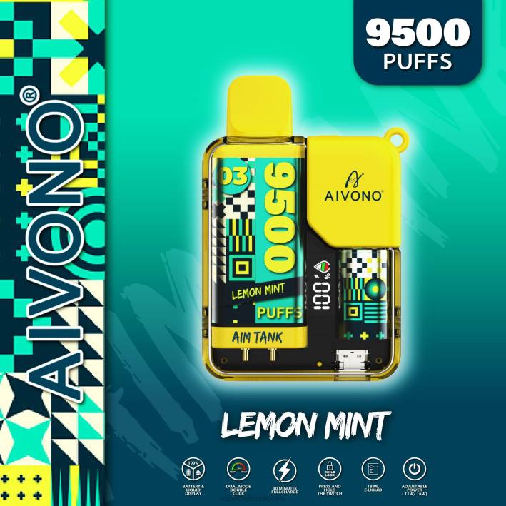 Disposable Vape Moldova B20N35 Aivono AIM TANK 9500 menta de lamaie