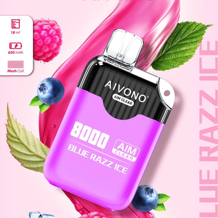 Vape Mod B20N202 Aivono AIM CLEAR 8000 gheață albastră