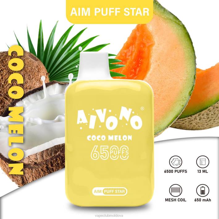 Vape Mod B20N297 Aivono AIM PUFF STAR 6500 cocomelon