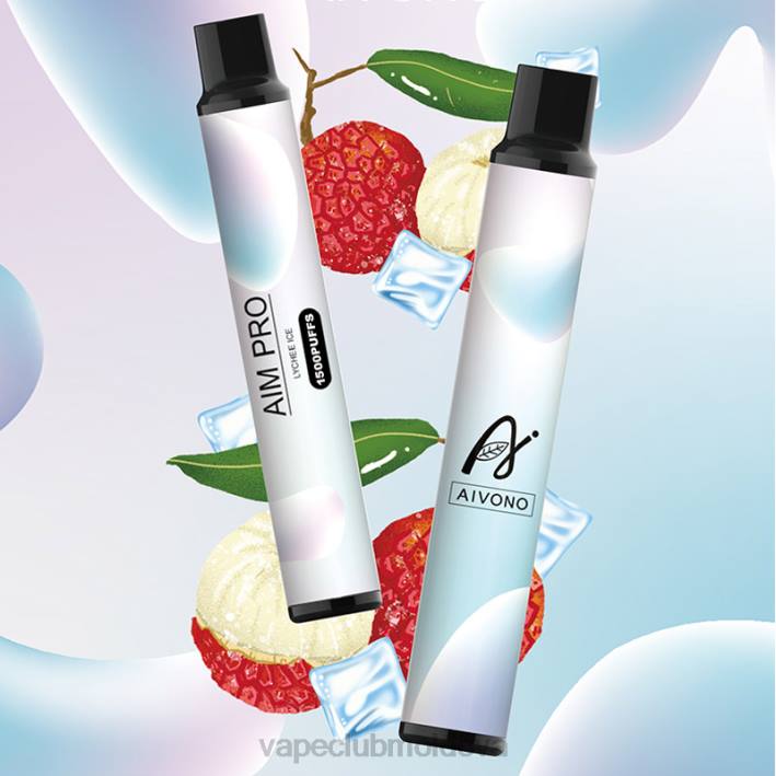 Disposable Vape Moldova B20N160 Aivono AIM PRO 1500 gheață de litchi