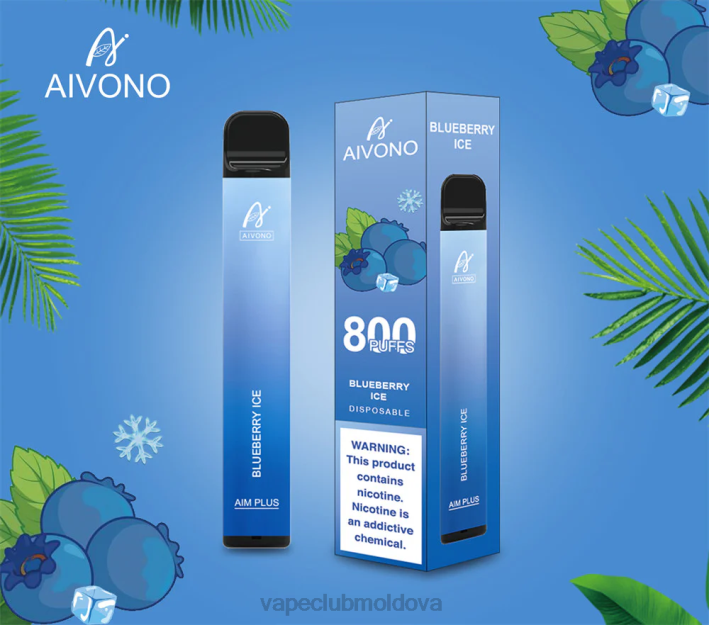 Disposable Vape Moldova B20N175 Aivono AIM PLUS 800 gheata de afine