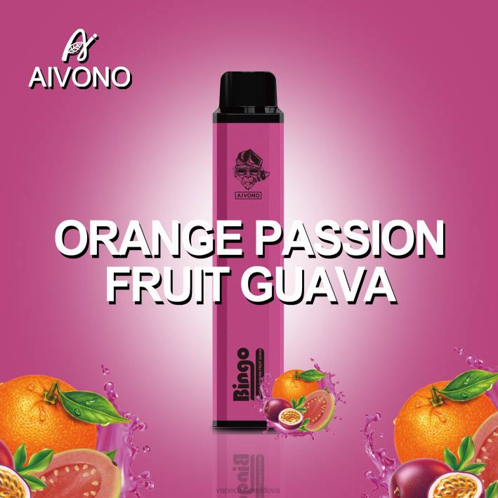 Vape Mod B20N132 Aivono AIM BINGO 4000 portocala fructul pasiunii guava