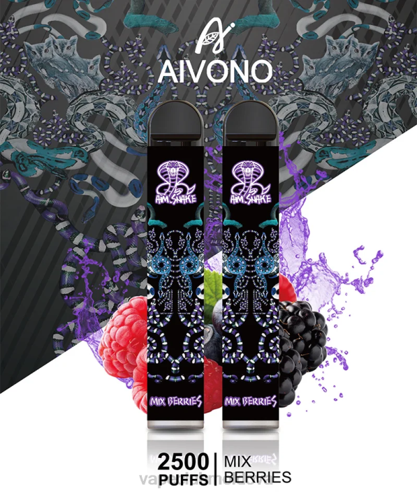 Vape Mod B20N312 Aivono AIM SNAKE 2500 amestecați fructele de pădure