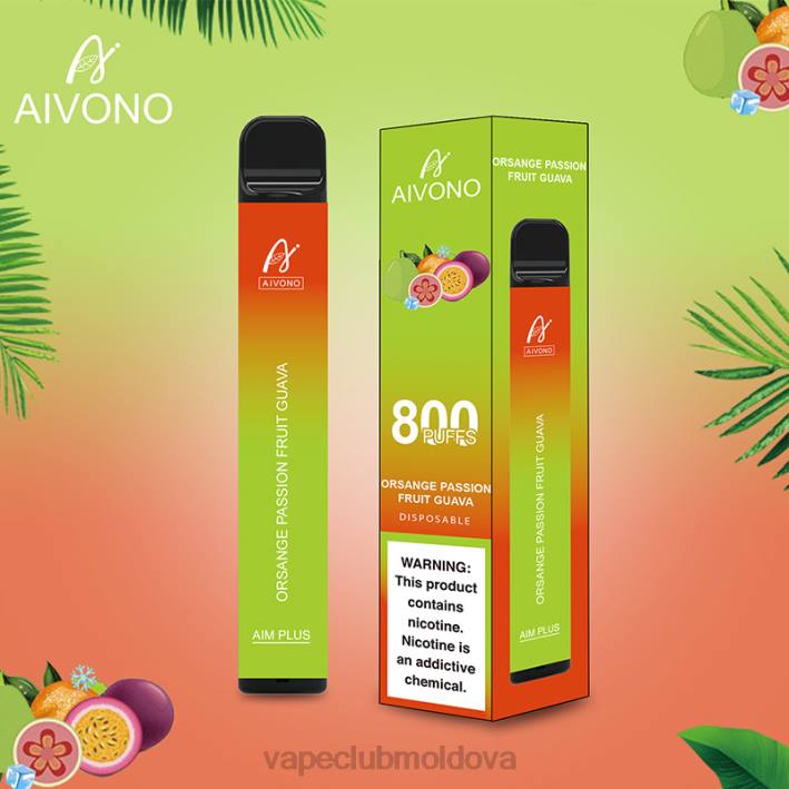 Vape Moldova B20N189 Aivono AIM PLUS 800 portocala fructul pasiunii guava