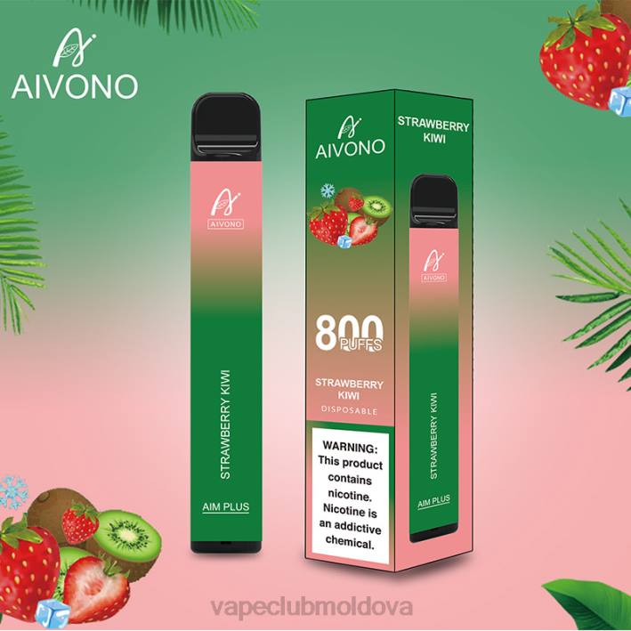Vape Moldova B20N194 Aivono AIM PLUS 800 kiwi de căpșuni