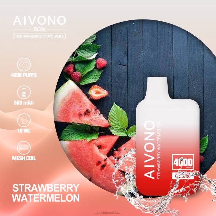 Vape Moldova B20N214 Aivono AIM BOXX 4000 pepene verde căpșuni