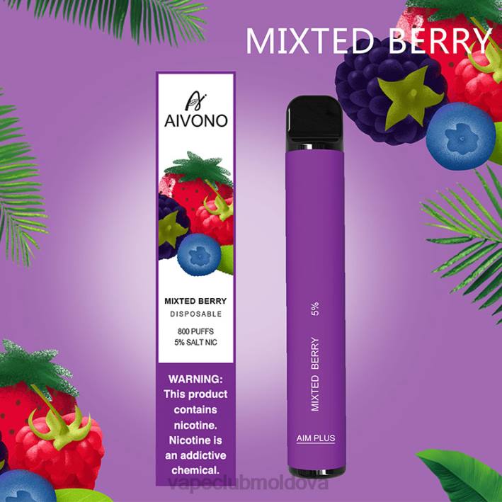 Vape Pod Kit B20N188 Aivono AIM PLUS 800 fructe de padure amestecate