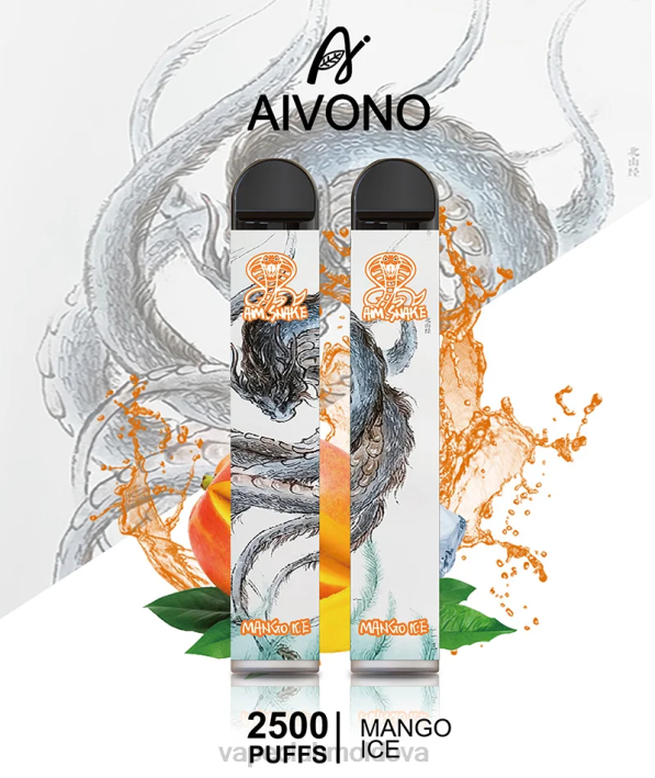 Vape Pod Kit B20N313 Aivono AIM SNAKE 2500 gheata de mango