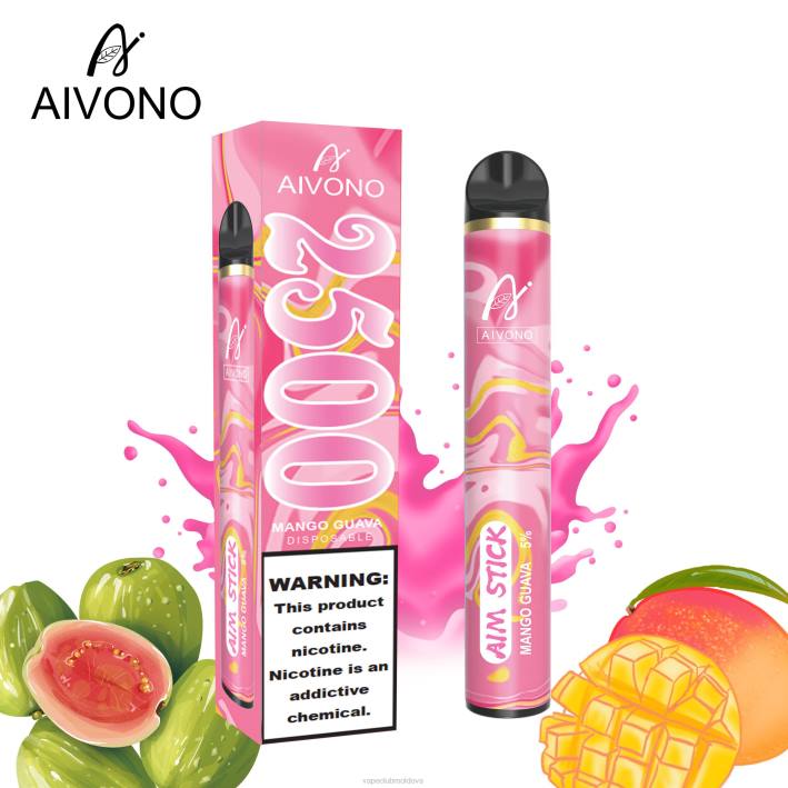 Vape Shop Chisinau B20N146 Aivono AIM STICK 2500 guava mango