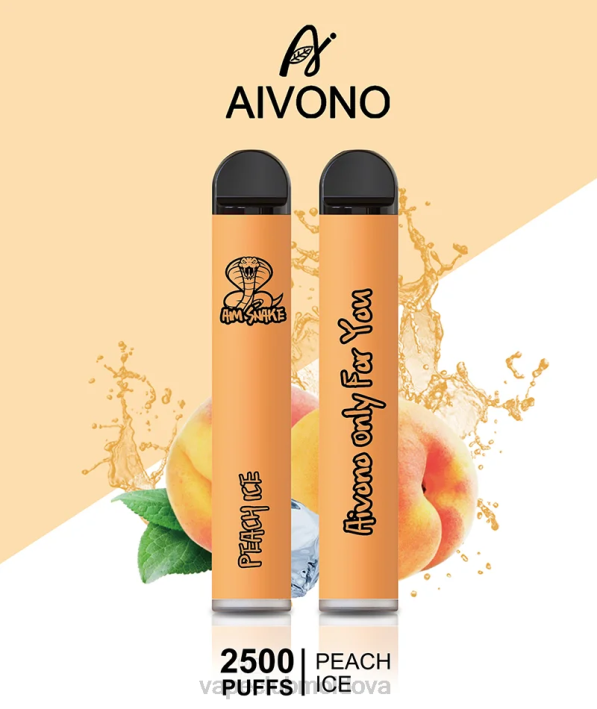 Vape Shop Chisinau B20N316 Aivono AIM SNAKE 2500 gheata de piersici