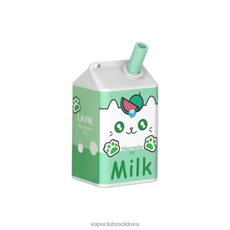 Disposable Vape Moldova 80H82185 LAVIE MILK 7000 pufuri gheata de pepene verde