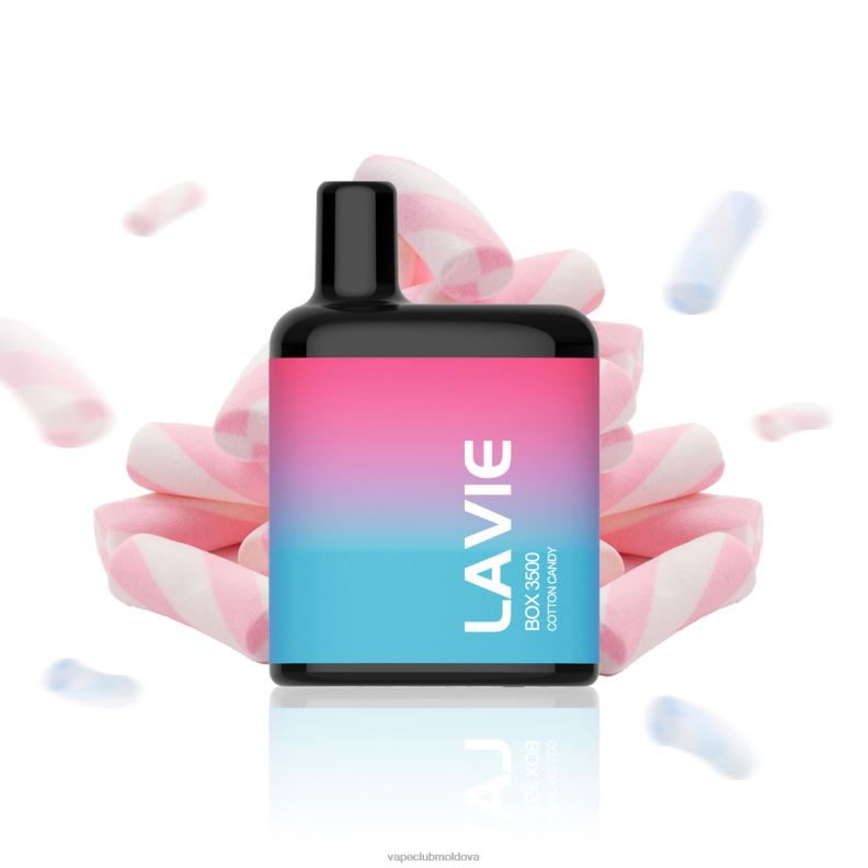 Disposable Vape Moldova 80H82210 LAVIE BOX 3500 pufuri vată de zahăr