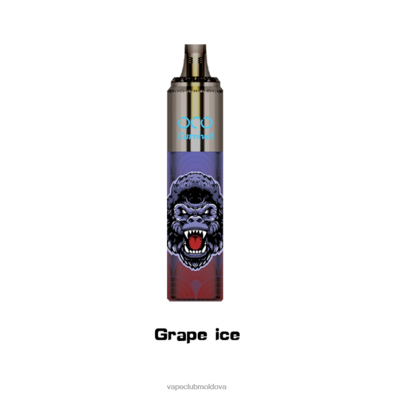 Disposable Vape Moldova 80H82350 LAVIE OCO carnaval 10000 pufuri gheață de struguri