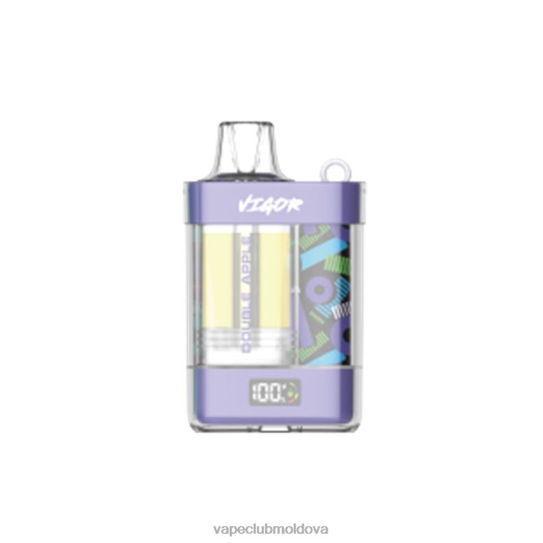 Disposable Vape Moldova 80H825 LAVIE VIGOR 15000 pufuri măr dublu