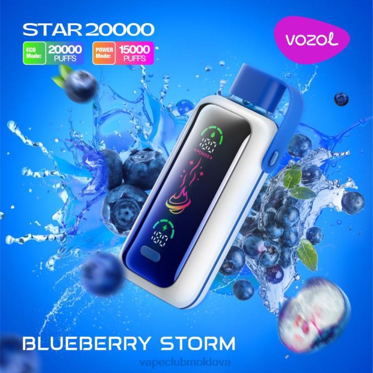 Disposable Vape Moldova LJVD05 VOZOL STAR 20000 furtuna de afine