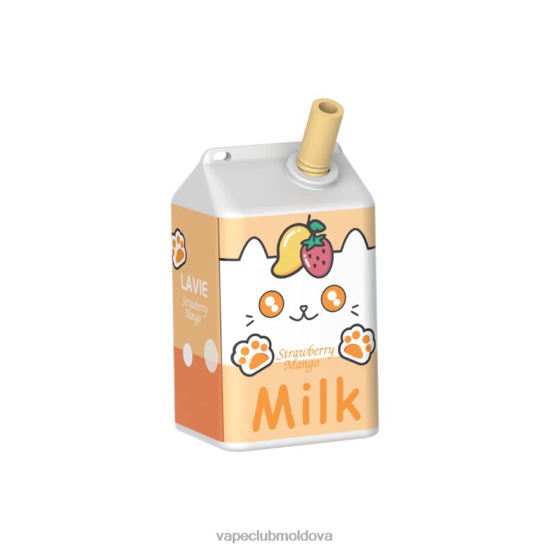 Vape Mod 80H82182 LAVIE MILK 7000 pufuri mango cu capsuni