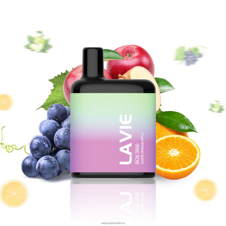Vape Mod 80H82212 LAVIE BOX 3500 pufuri măr portocaliu de struguri