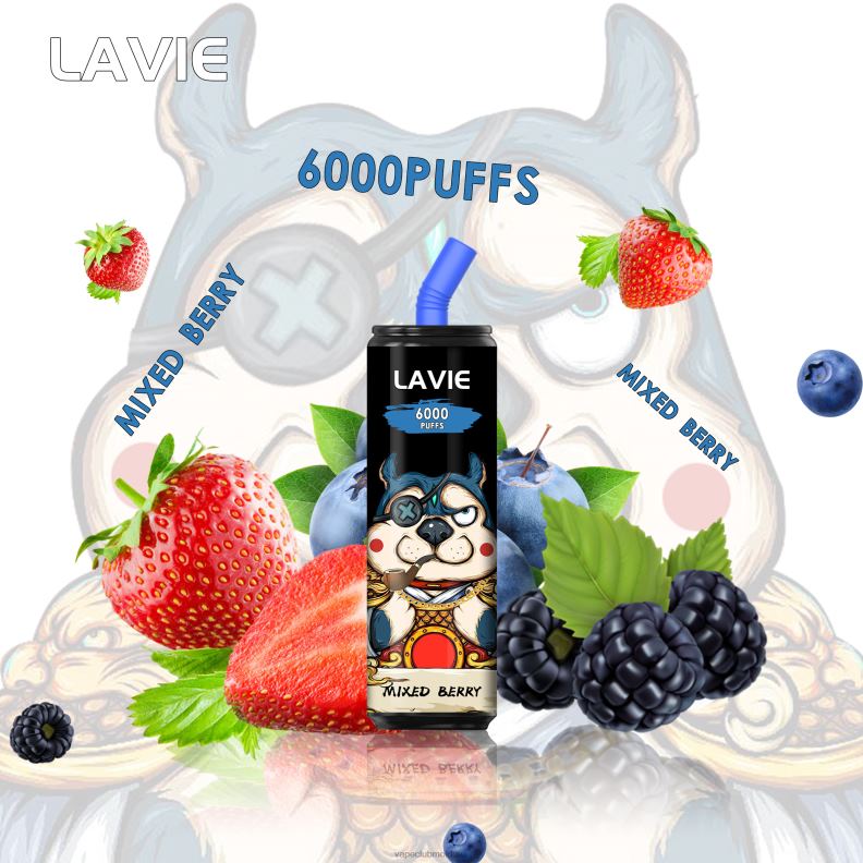 Vape Mod 80H82272 LAVIE Coke BAR 6000 pufuri fructe de padure amestecate