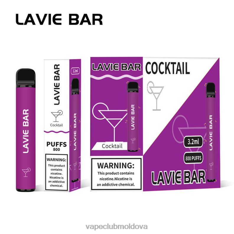 Vape Mod 80H82312 LAVIE BAR 800 pufuri cocktail