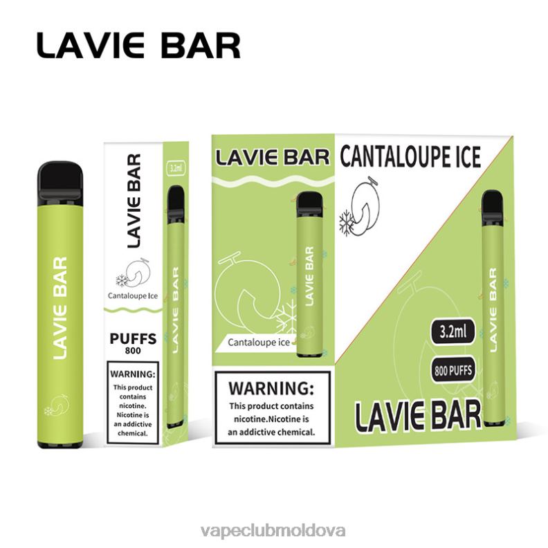 Vape Mod 80H82317 LAVIE BAR 800 pufuri gheață de pepene galben