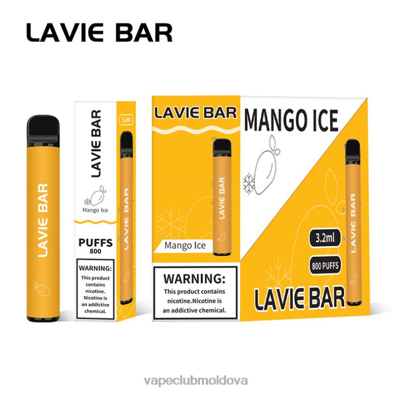 Vape Moldova 80H82309 LAVIE BAR 800 pufuri gheata de mango