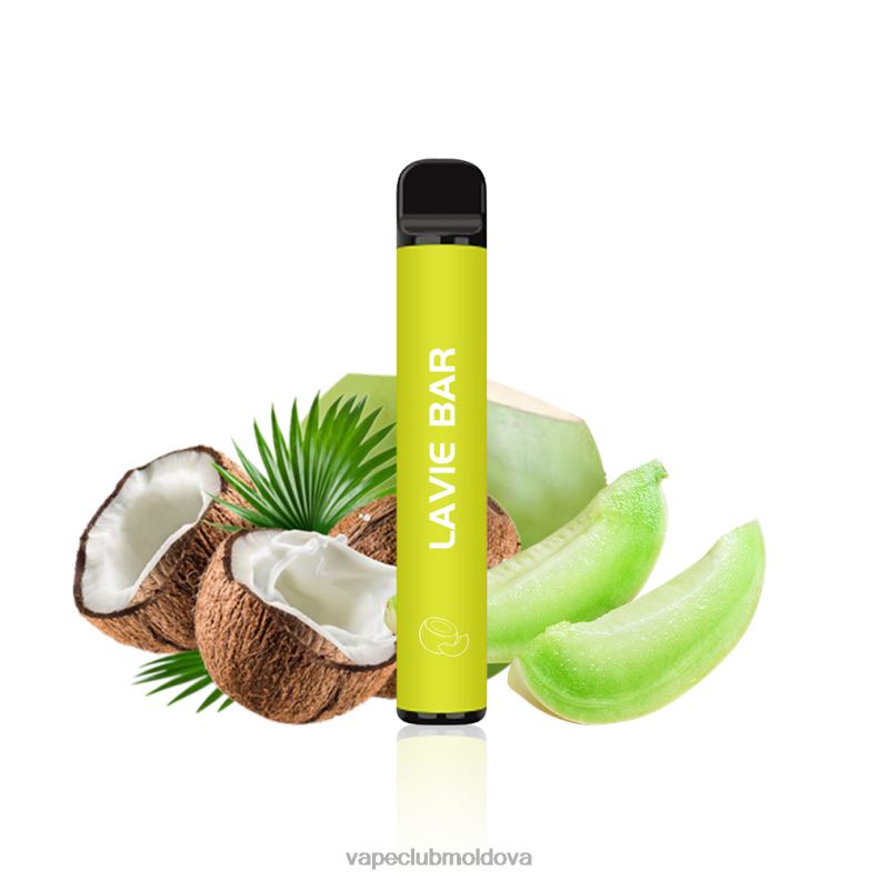 Vape Moldova 80H82324 LAVIE BAR 2% versiunea 800 pufuri coco de pepene galben