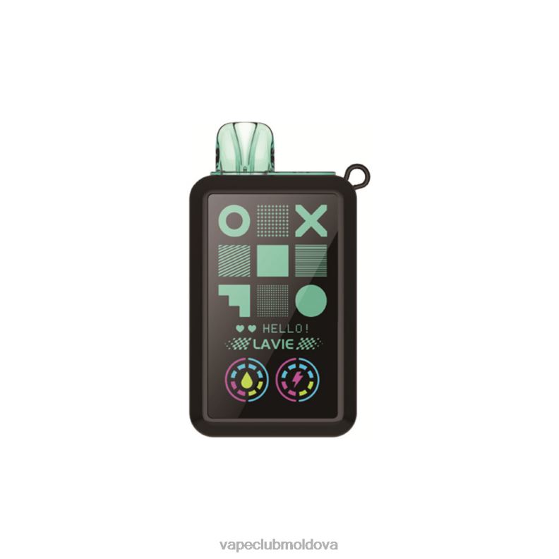 Vape Moldova 80H8234 LAVIE Cyber 20000 de pufuri gheata de capsuni kiwi/gheata de pepene galben