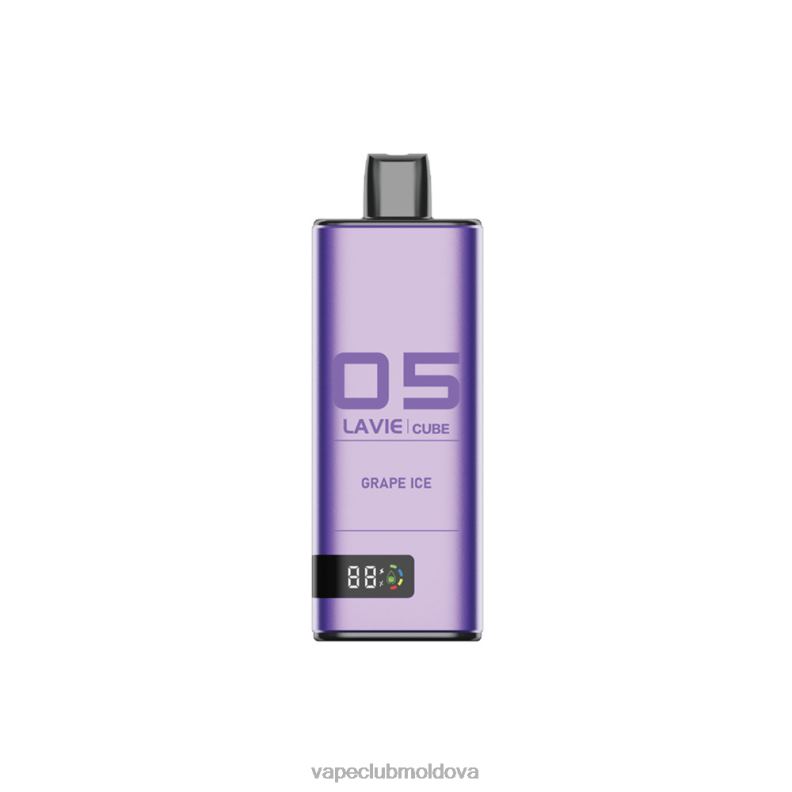 Vape Moldova 80H8239 LAVIE Cube 20000 de pufuri gheață de struguri