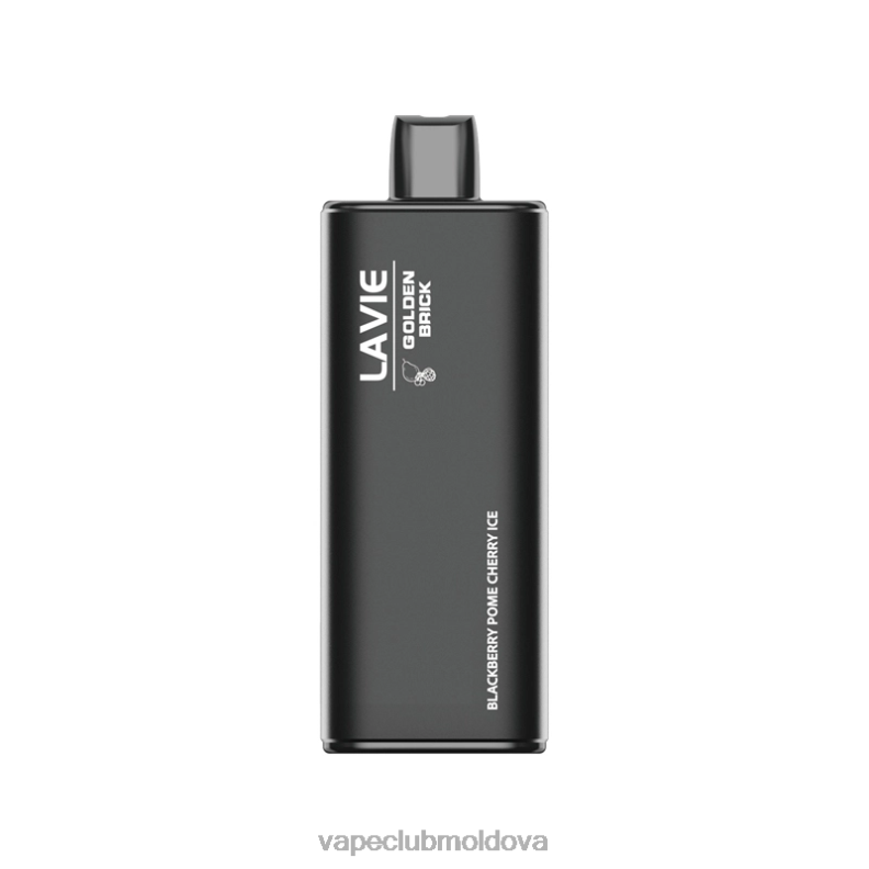 Vape Moldova 80H8254 LAVIE GOLDEN BRICK 10000 de pufuri gheață de mure cu cireșe