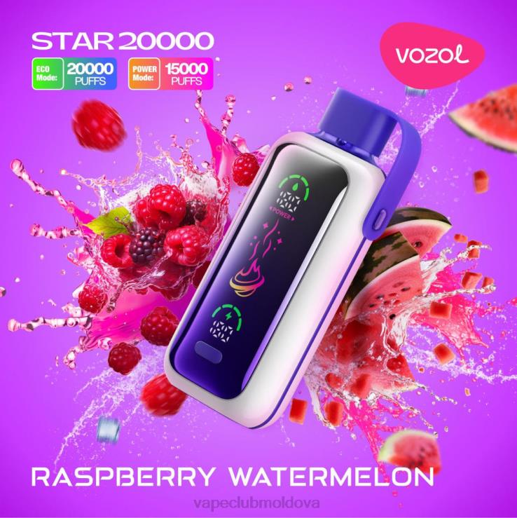 Vape Moldova LJVD019 VOZOL STAR 20000 pepene verde zmeura