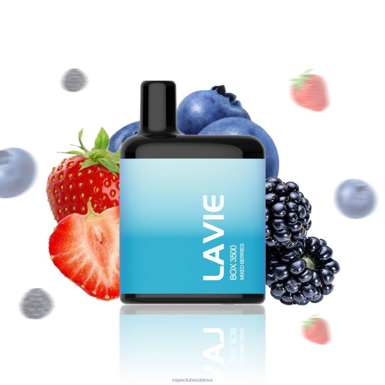 Vape Pod Kit 80H82213 LAVIE BOX 3500 pufuri fructe de padure amestecate