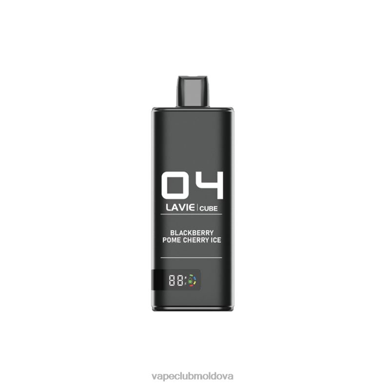 Vape Pod Kit 80H8238 LAVIE Cube 20000 de pufuri gheață de mure cu cireșe