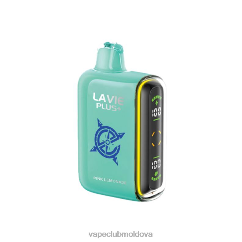 Vape Pod Kit 80H8293 LAVIE PLUS 15000 pufuri limonada roz