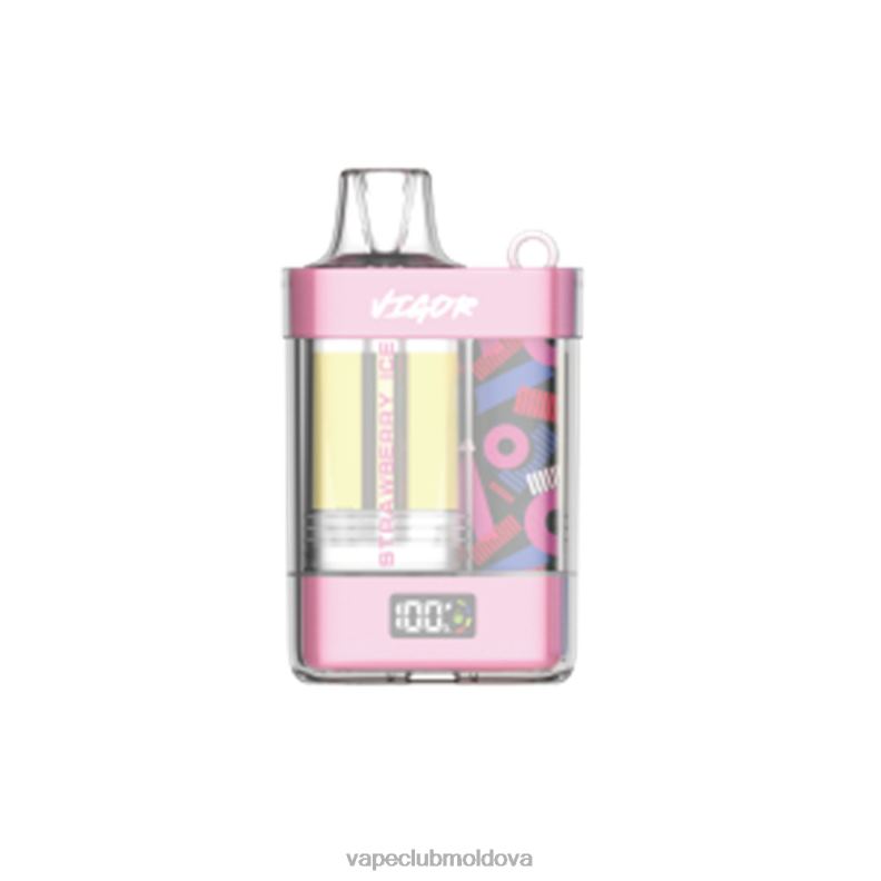 Vape Shop Chisinau 80H821 LAVIE VIGOR 15000 pufuri gheata de capsuni