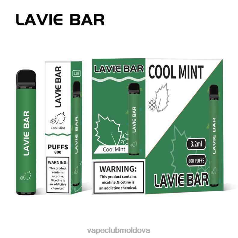 Vape Shop Chisinau 80H82311 LAVIE BAR 800 pufuri menta rece