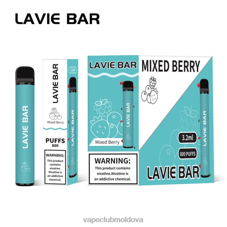 Vape Shop Chisinau 80H82316 LAVIE BAR 800 pufuri fructe de padure amestecate