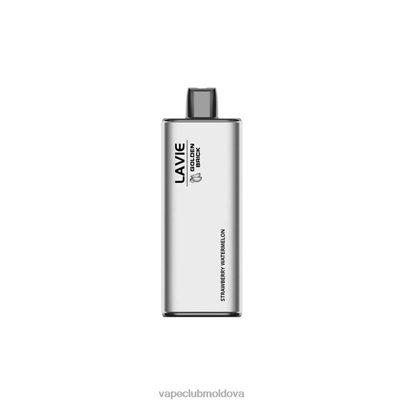 Vape Shop Chisinau 80H8266 LAVIE GOLDEN BRICK 10000 de pufuri pepene verde căpșuni